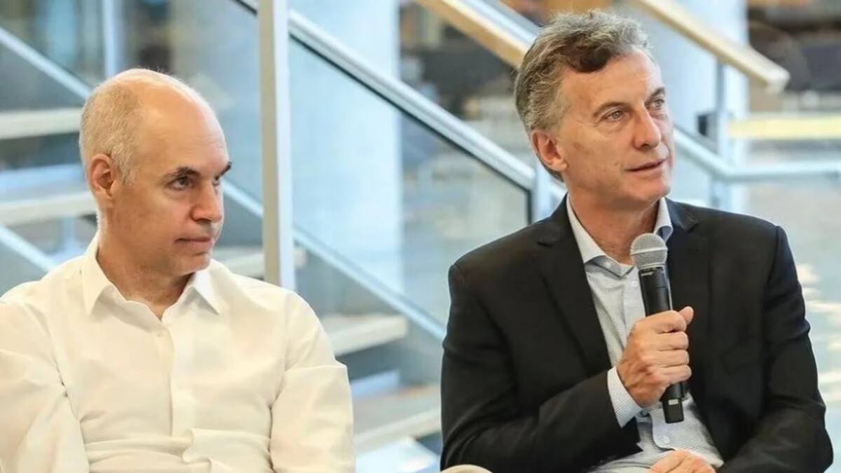 Mauricio Macri salió a respaldar la candidatura de Larreta.