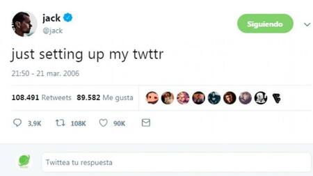 Primer tuit de la historia de empresario de criptomonedas, AGENCIA NA