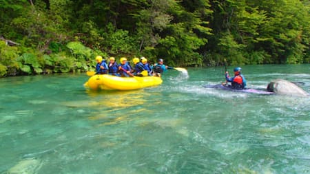 Rafting en Santa Cruz.