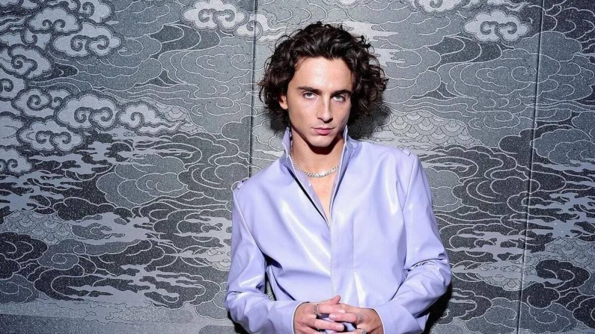 Timothée Chalamet es el hombre más guapo del año. Foto: Instagram / tchalamet.