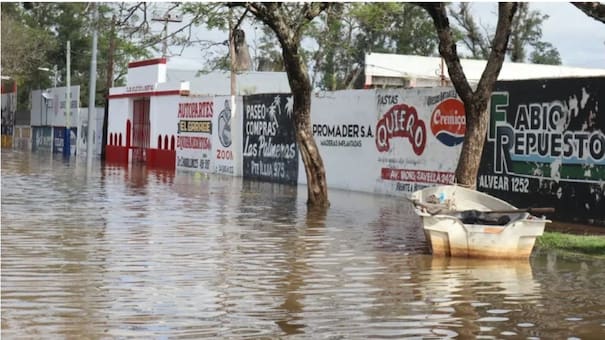 Dramática inundación en Concordia: cerca de 500 familias fueron evacuadas por la crecida de los ríos