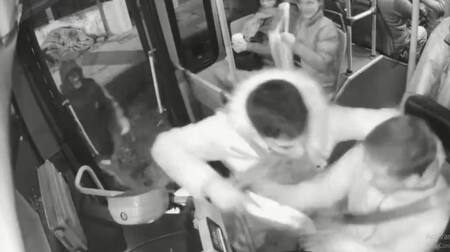 Robo en un colectivo en Lanús. Fuente: X