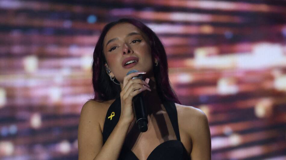 Representante israelí en Eurovisión, Eden Golan. Foto: Reuters.