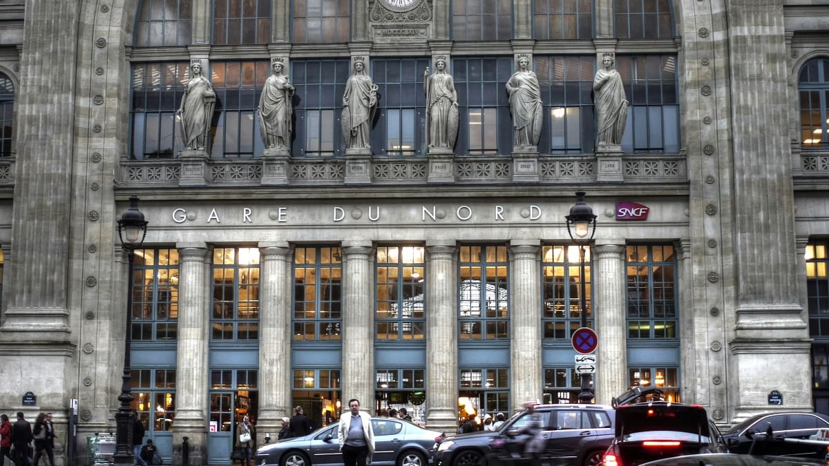 Gare du Nord, la estación de tren más transitada de Europa.