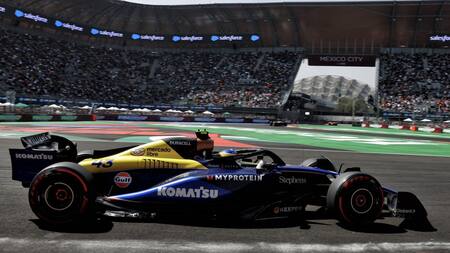 Franco Colapinto, Gran Premio de México. Foto: X @WilliamsRacing