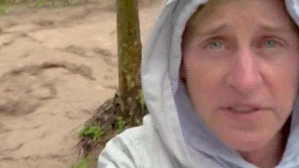 El desesperado mensaje de Ellen DeGeneres en medio de las inundaciones en California