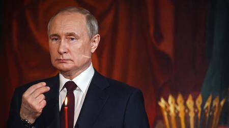 Vladimir Putin, presidente de Rusia, foto AFP