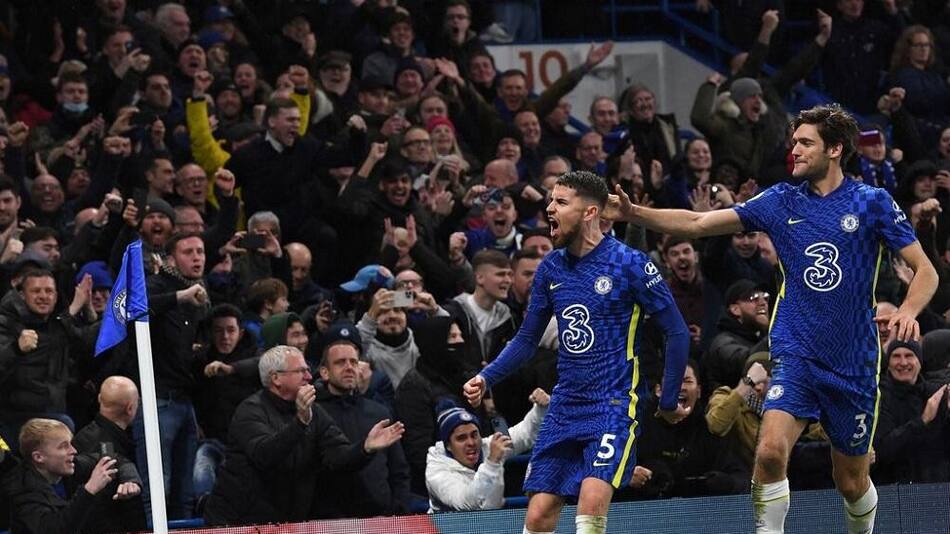 Chelsea vs Leeds, Premier League, Inglaterra.