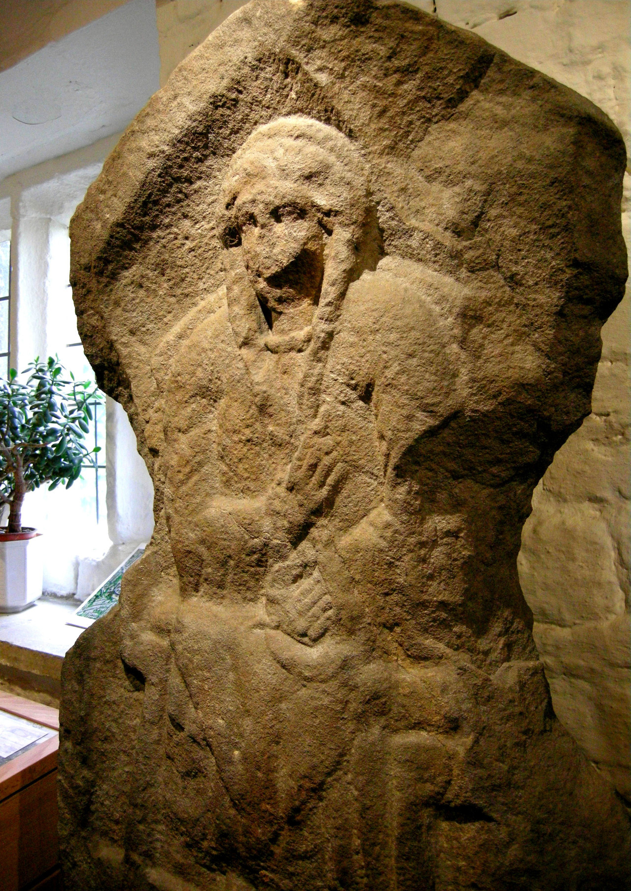 Relieve de una mujer romano-britana. Foto: Wikipedia.