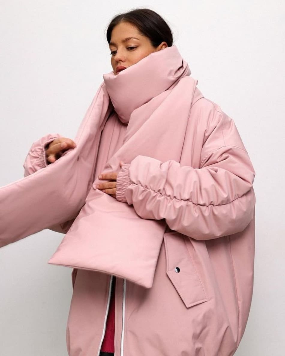 Bufanda puffer. Fuente: Pinterest