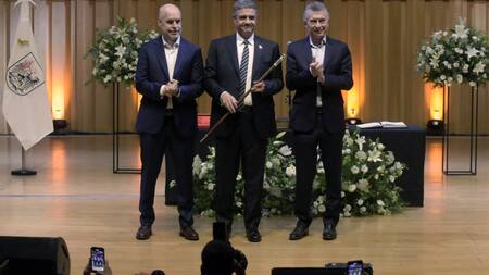 Jorge Macri asumió como jefe de Gobierno porteño. NA