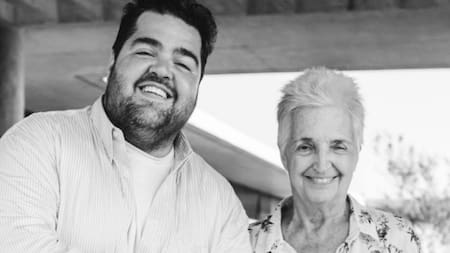 Darío Barassi junto a su madre. Foto: Instagram.