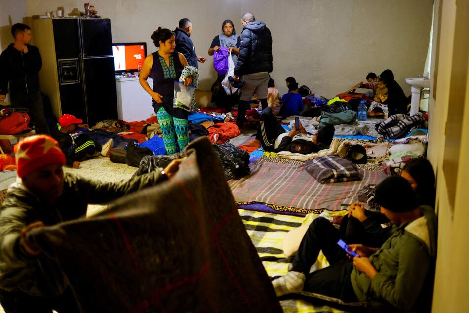 Migrantes venezolanos en EEUU. Foto: Reuters.