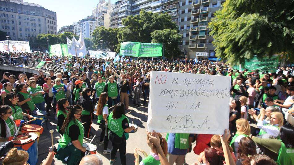 Marcha Federal Universitaria Argentina. Foto: NA