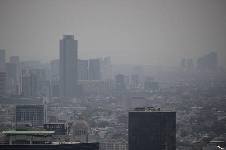 Contaminación del aire en México. Foto: EFE.
