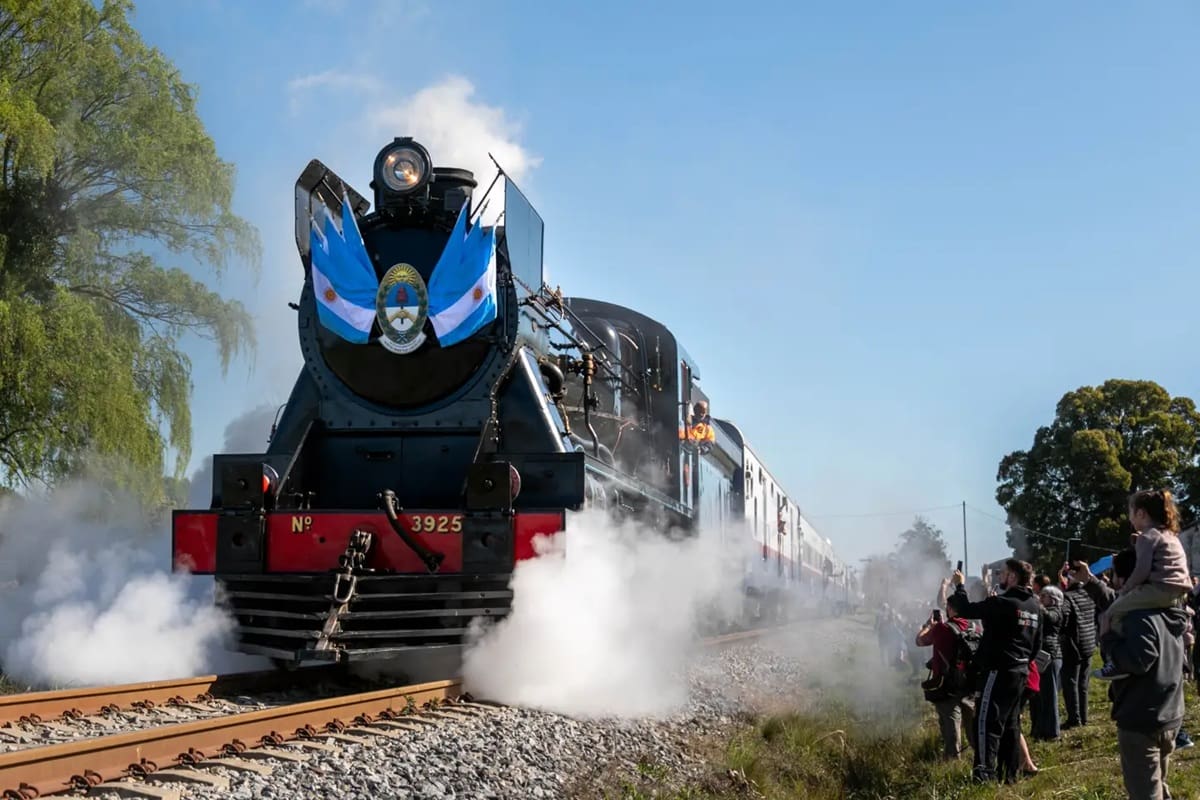 Rescatada por voluntarios del Ferroclub Argentino, la histórica máquina a vapor alcanzó velocidades superiores a los 100 km/h. Su regreso incluyó un viaje a Mar del Plata para celebrar los 140 años de la llegada del primer tren a la ciudad.