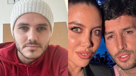 Mauro Icardi y Wanda y Yatra. Fotos: archivo.