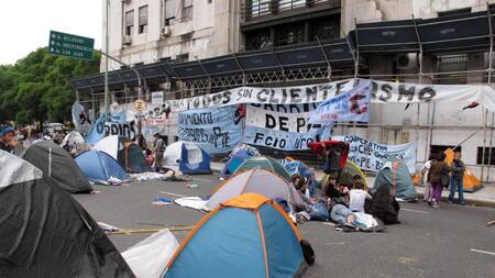 Piquete, cortes de calles, organizaciones sociales, NA