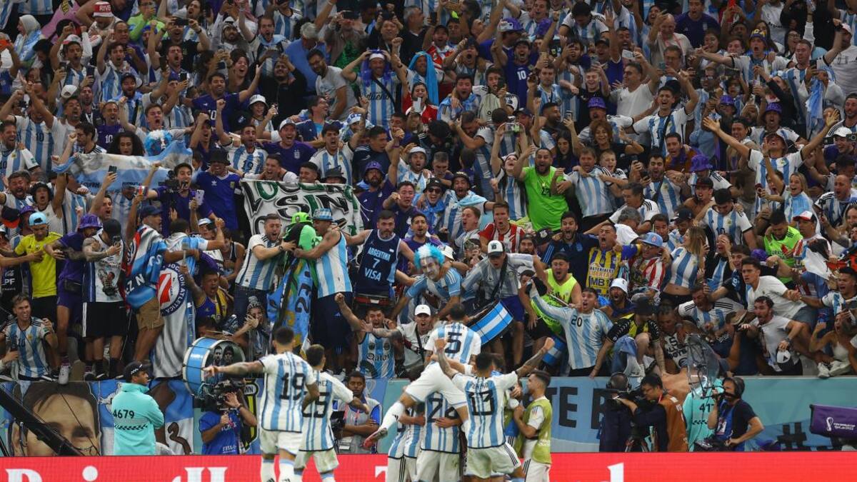El festejo de Messi ante Países Bajos. Foto: Reuters.