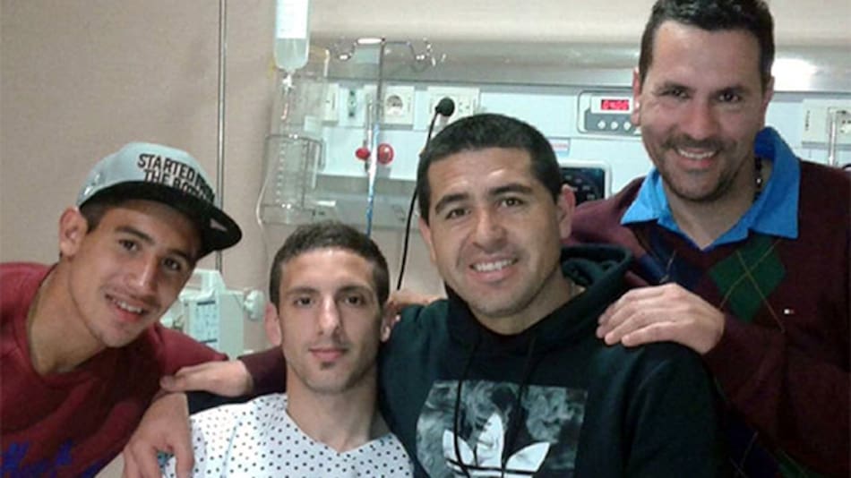 Riquelme visitó a Ham (DyN)