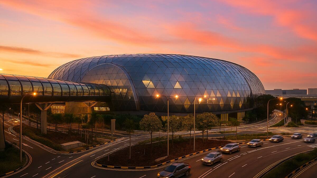 Aeropuerto de Changi, Singapur.