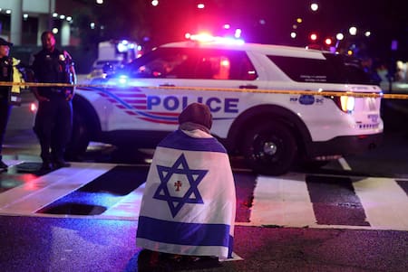 Asesinato de dos empleados de la Embajada de Israel en Estados Unidos. Foto: REUTERS/Jonathan Ernst.