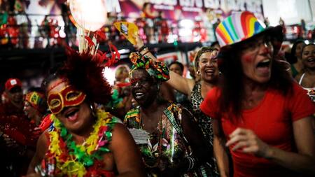 Así se prepara el Carnaval de Río de Janeiro 2019, ensayos, Reuters
