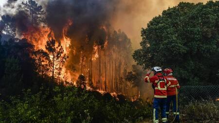 Imparables incendios forestales en Portugal, EFE