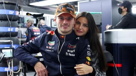 Max Verstappen y su novia Kelly Piquet. Foto: NA.
