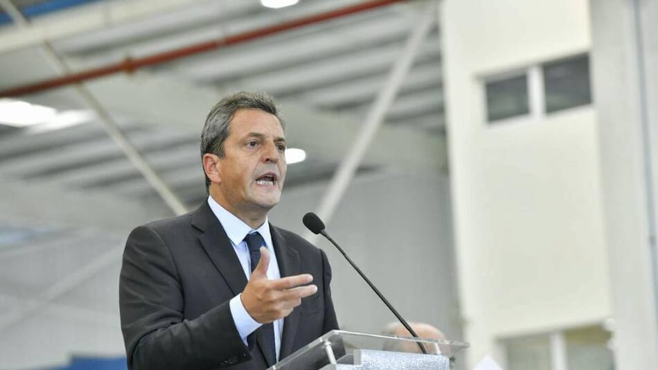 Massa anunció medidas de impulso productivo y exportador para la industria nacional. Télam