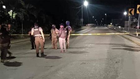 Investigación policial en la zona. Foto: Télam