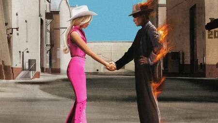 "Barbenheimer". Foto: Twitter/TheTopComics.