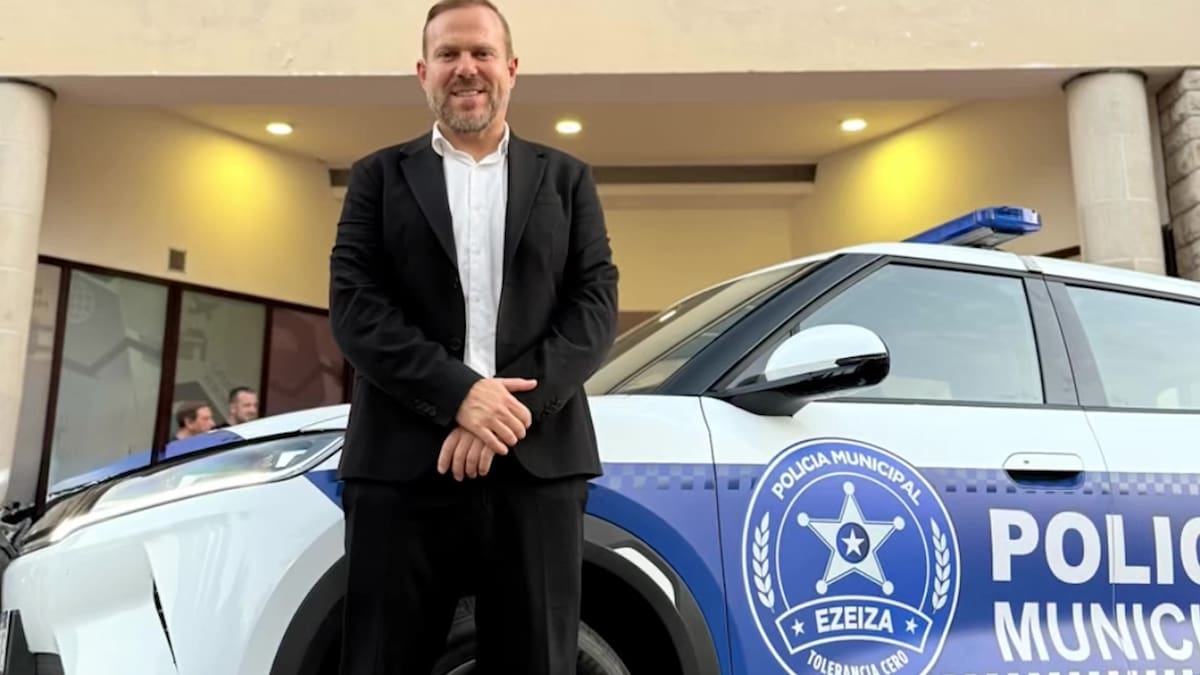 Gastón Granados lanzó la Policía Municipal Ezeiza Alfa.