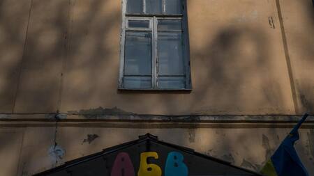 Internado de niños en Ucrania, vacío tras la guerra. Foto: EFE.