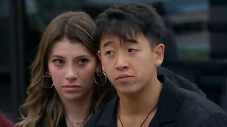 Martin Ku y su novia Marisol. Fuente: X