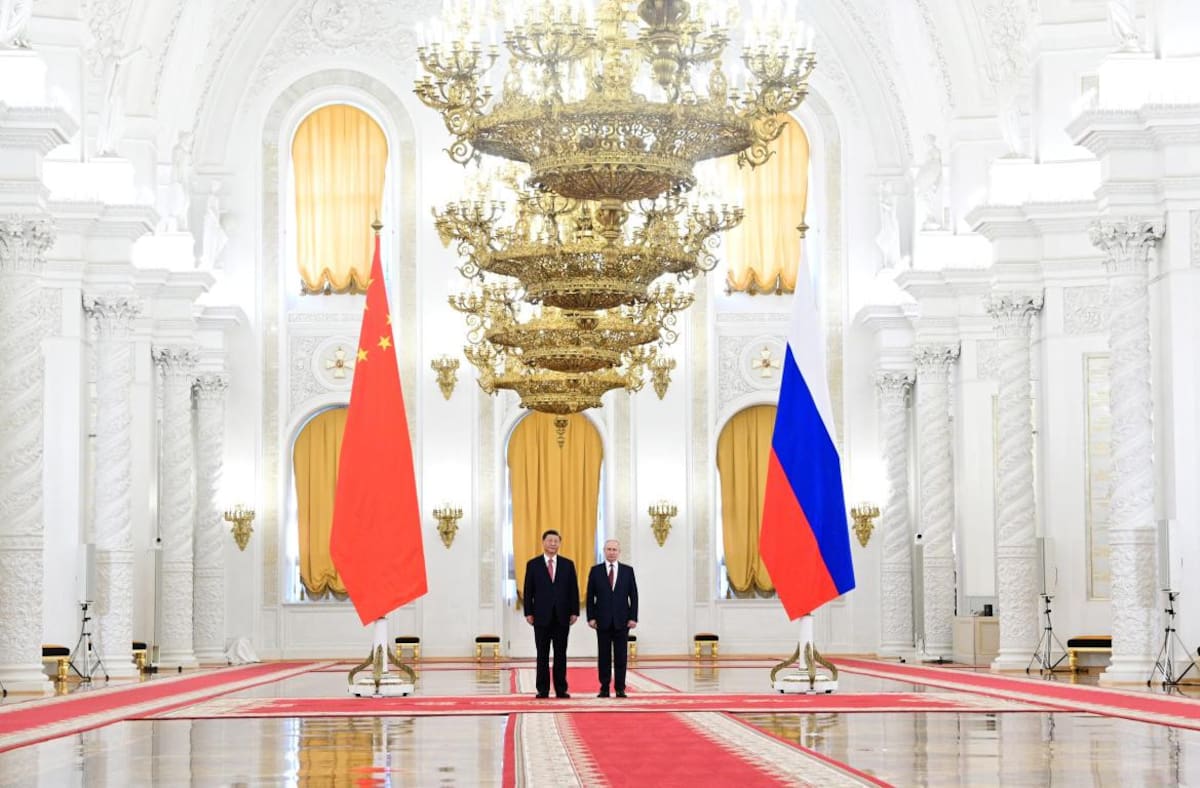 Xi Jinping y Vladimir Putin en la Casa Blanca rusa. Foto: Reuters.