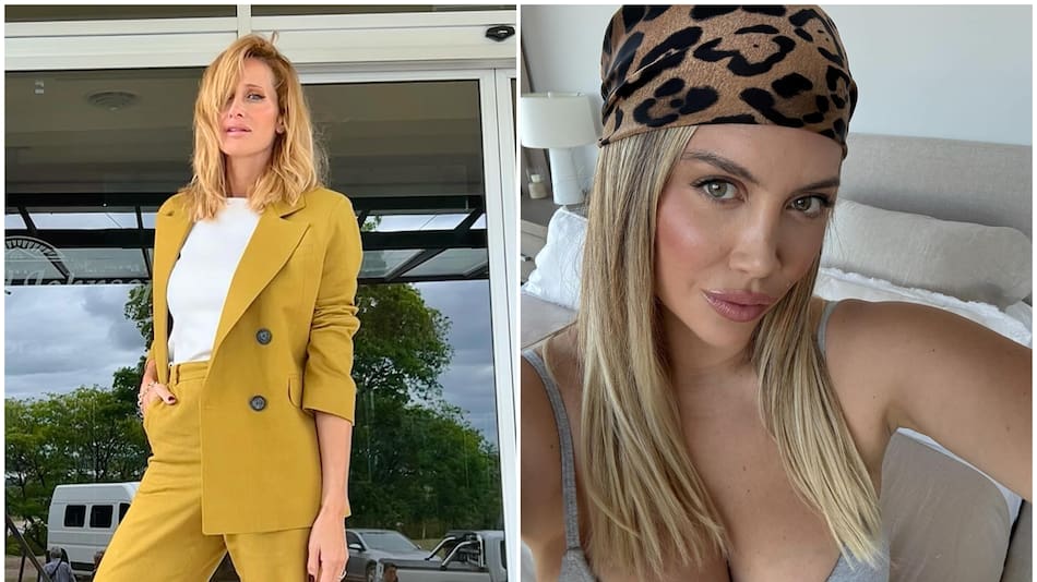 Julieta Prandi y Wanda Nara.