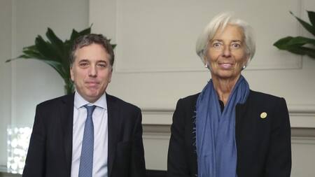 Christine Lagarde se reunió con Nivolás Dujovne - NA -