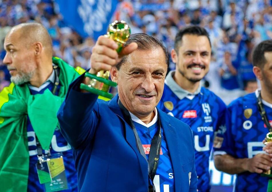 Ramón Díaz; Al Hilal. Foto: NA.