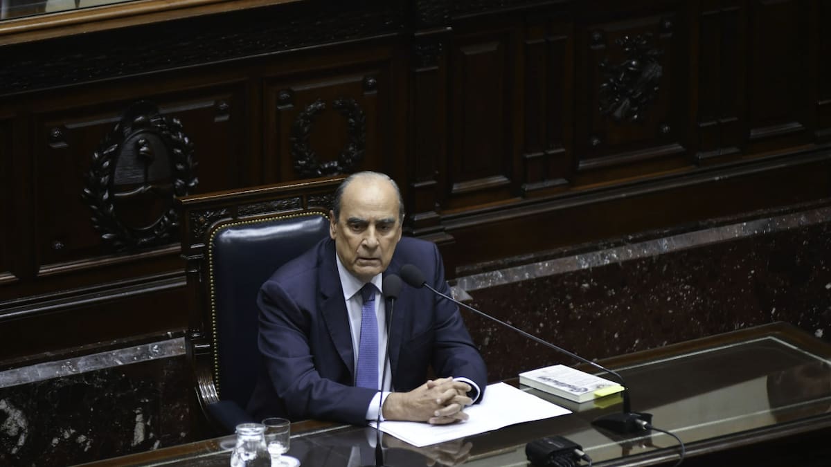 Informe de gestión de Guillermo Francos en Diputados. Foto: NA.