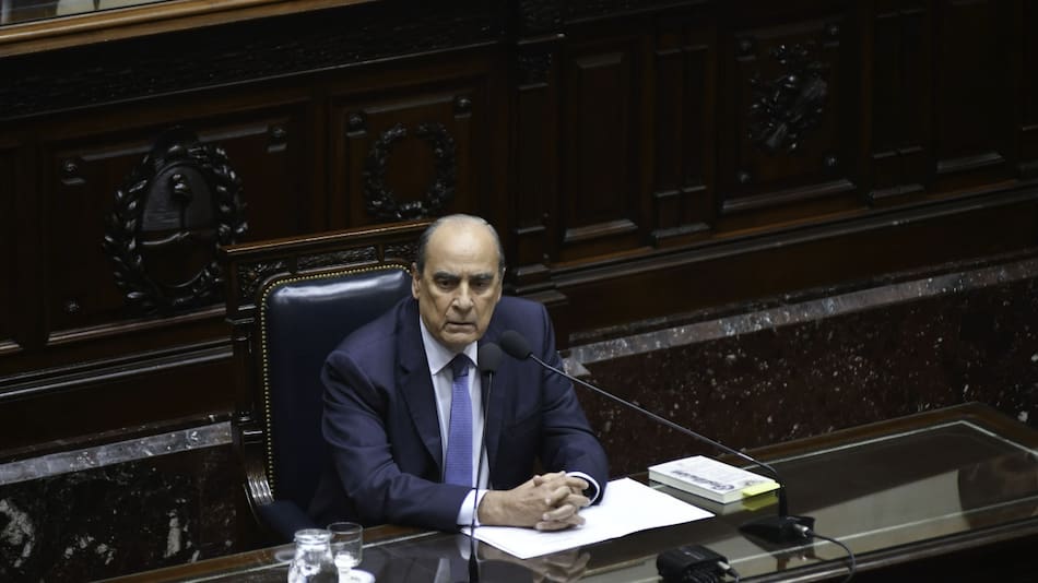 Informe de gestión de Guillermo Francos en Diputados. Foto: NA.
