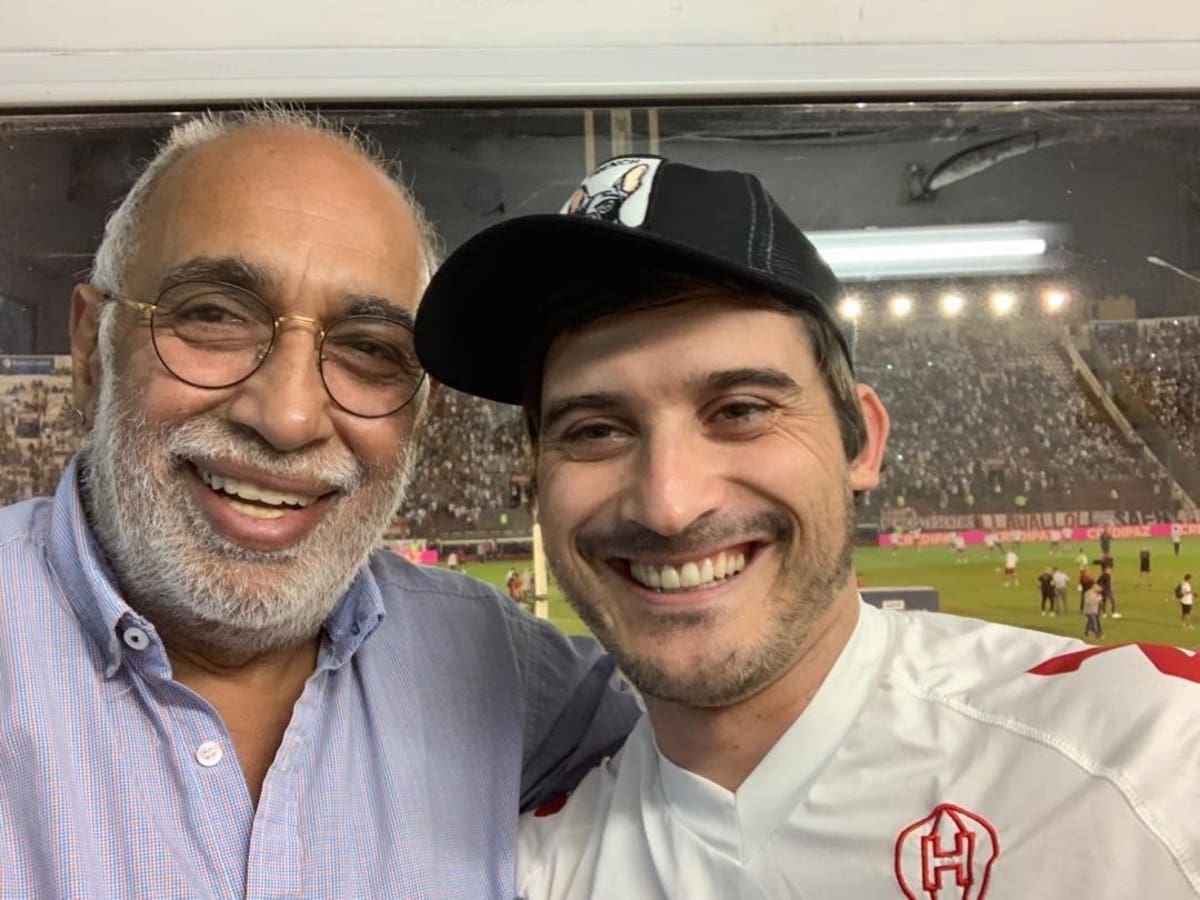 Oscar González Oro y su ex pareja, Mauro Francisco.