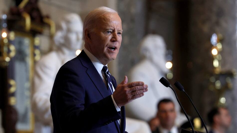 Joe Biden, presidente de Estados Unidos. Foto: Reuters.
