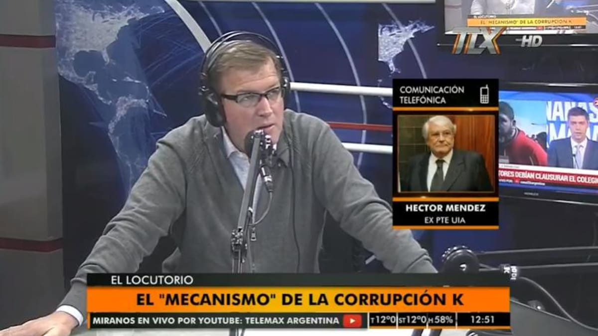 Méndez, ex Pte. de la UIA, sobre megacausa de coimas: "Esto es un realidad total”