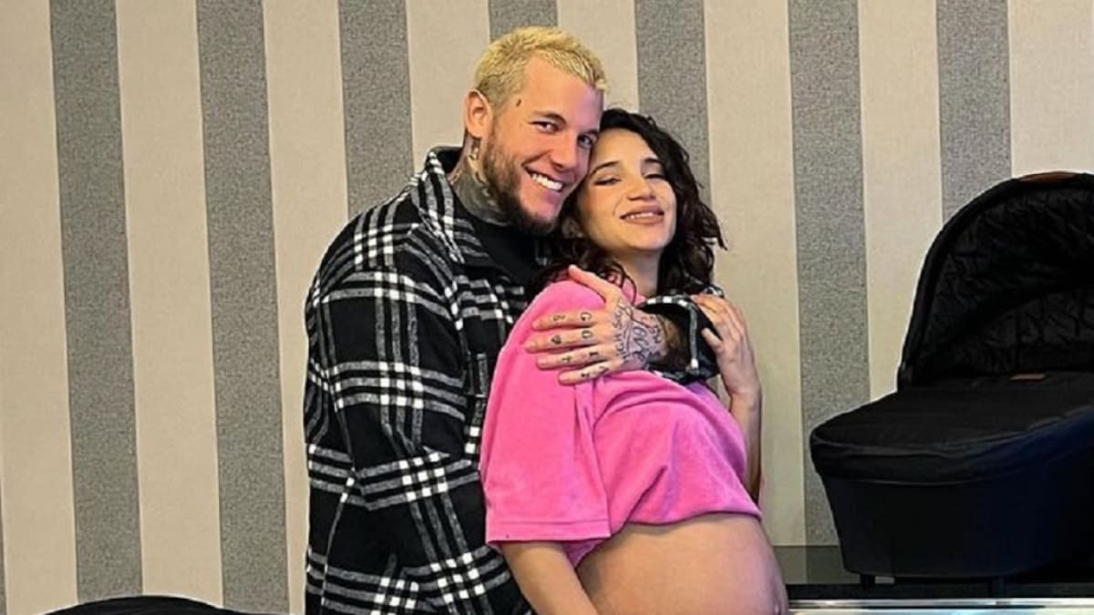 Nació la hija de Alexander Caniggia y Melody Luz. Foto: Instagram @melodyluz.