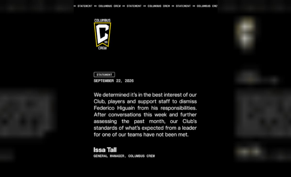 Despido de Federico Higuain del Columbus Crew.