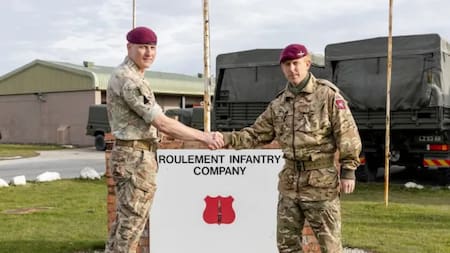 Presencia militar británica en las Islas Malvinas. Foto: BFSAI