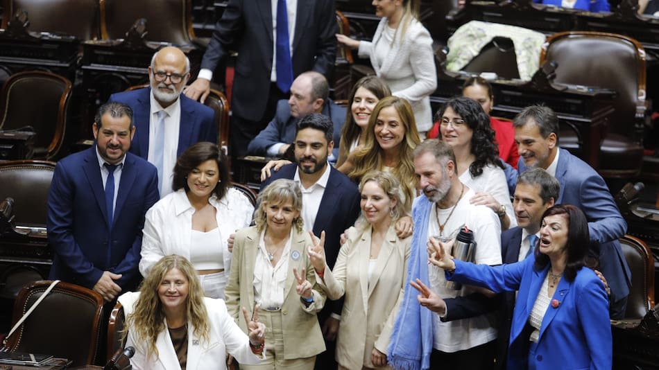 Jura de diputados en el Congreso.