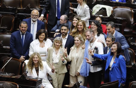 Jura de diputados en el Congreso.