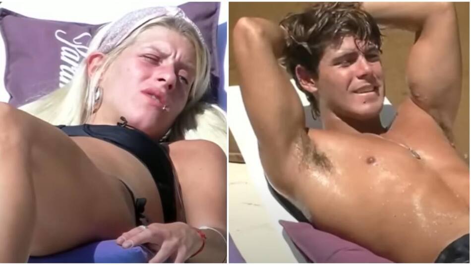 Camila y Marcos de Gran Hermano. Foto: captura.